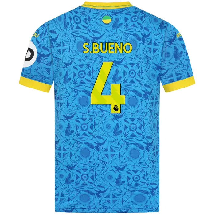 Wolverhampton Wanderers Store | Shop Official 2025-26 Wolves Third Shirt – Adult S.BUENO 4 Wolves Gear